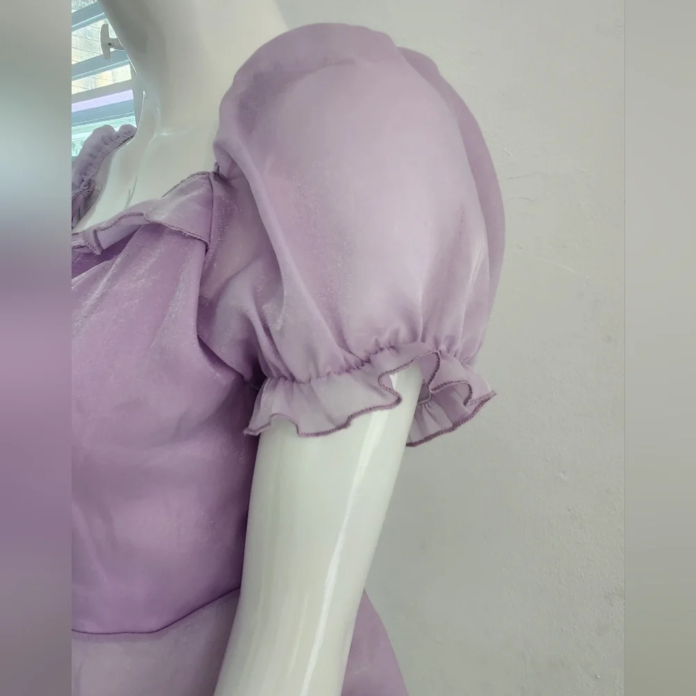 Haute Monde Lavander Color Women's Blouse Size Medium - Picture 6 of 12